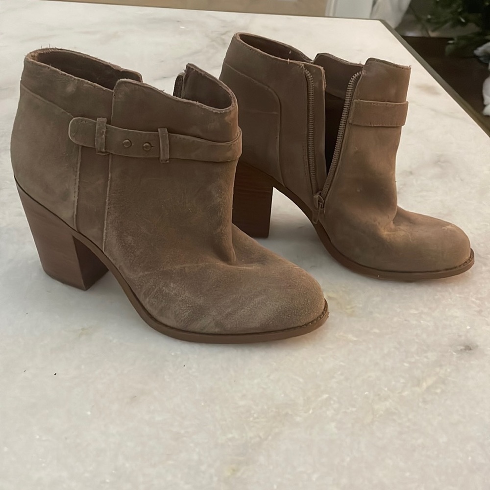 Sole Society suede bootie